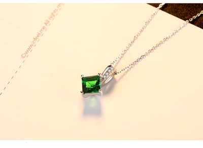 EMERALD CZ PENDANT