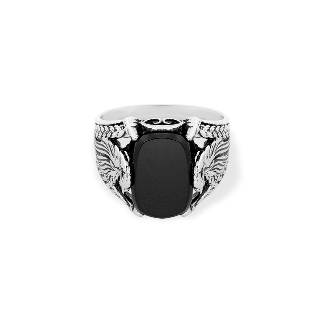 THE “ONYX FALCON” RING