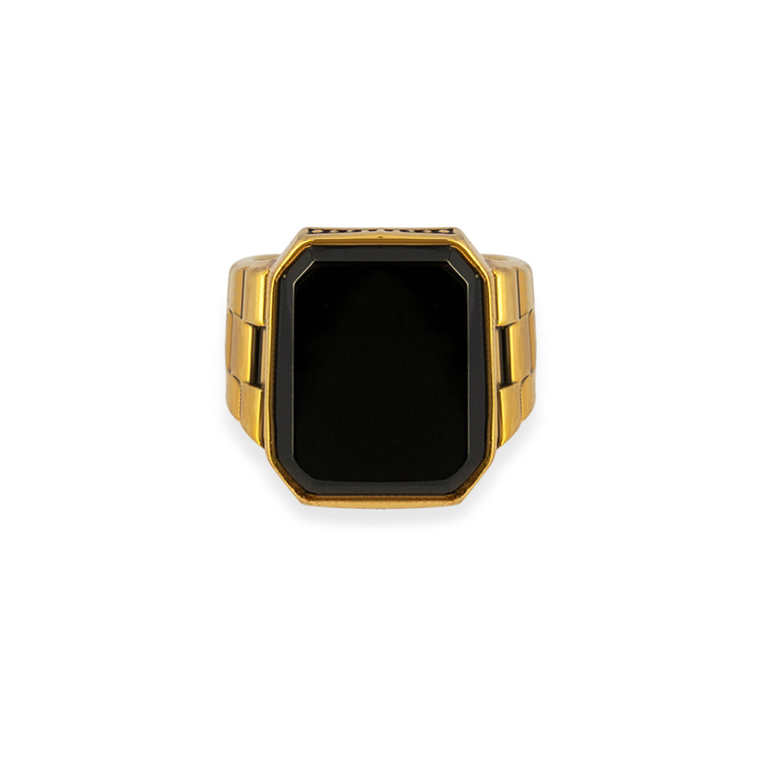 FLAT CUT ONYX (Gold)