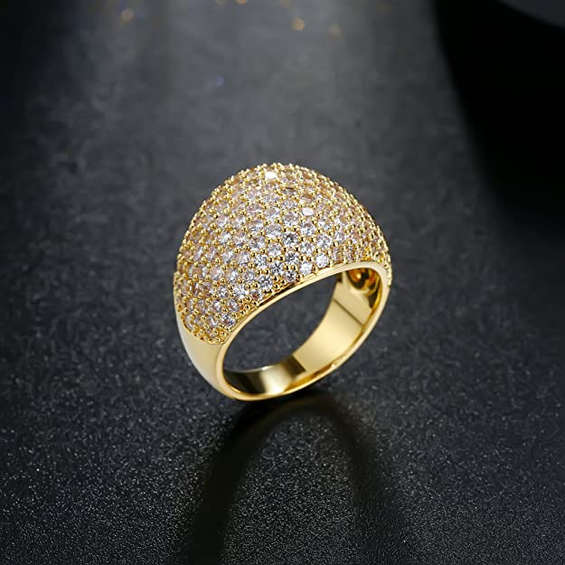 PAVED DOME RING